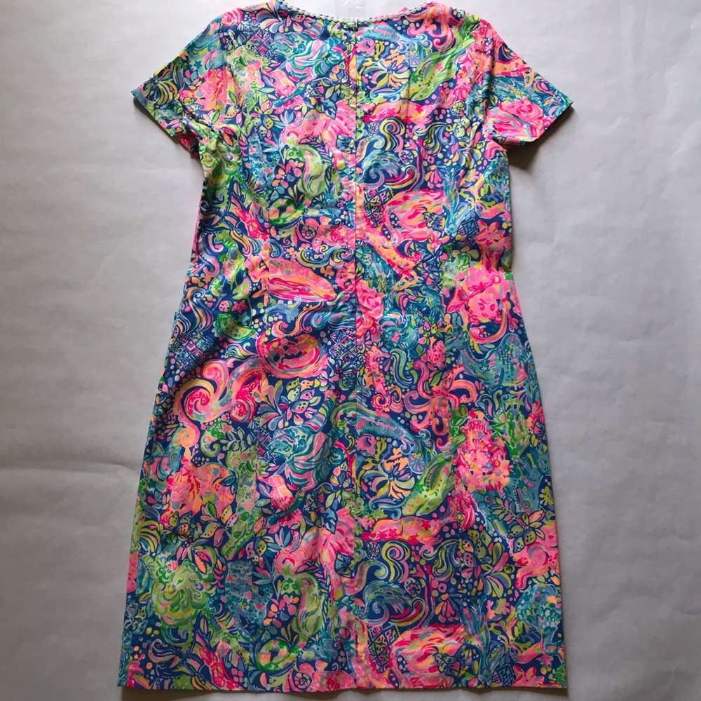 Lilly Pulitzer Coralynn Shift Dress Multi Pop Up 60 Animals - Picture 13 of 13